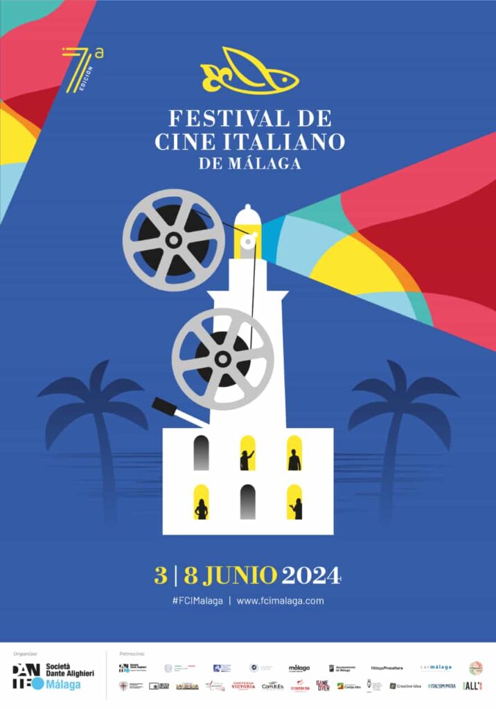 Cartel 7ª edición del festival de cine italiano de Málaga